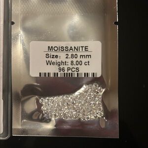 Moissanite Gemstones 96 PCS. 8ct
